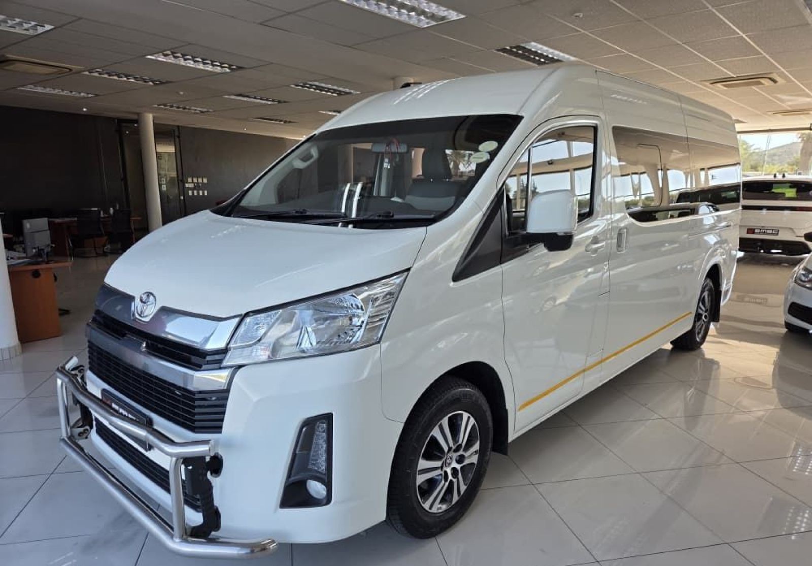 Toyota-Quantum 13-seat passenger van for hire in Victoria Falls Zimbabwe
